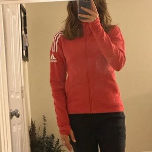 Pink Adidas track jacket